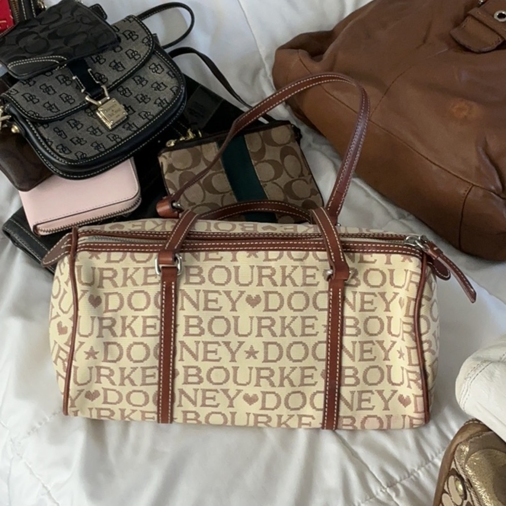 Dooney & Bourke Tan and Brown Men's Bag
